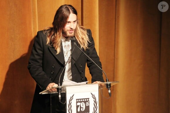 Jared Leto lors des New York Film Critics Circle Awards 2014 à New York le 6 janvier 2014.