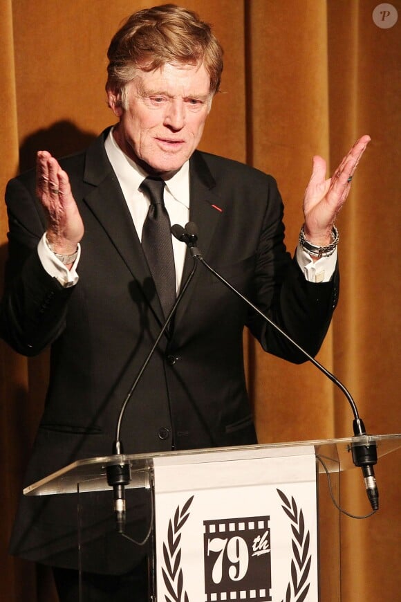Robert Redford lors des New York Film Critics Circle Awards 2014 à New York le 6 janvier 2014.