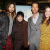 Jared Leto, Liza Minnelli, Matthew McConaughey et la productrice Rachel Winter lors d'un dîner spécial en hommage à Dallas Buyers Club au Monkey Bar de New York le 6 janvier 2014.