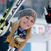 Lindsey Vonn lors de sa victoire au slalom géant de Maribor, le 26 janvier 2013