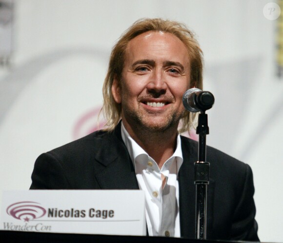 Nicolas Cage lors de la promotion de L'Apprenti sorcier à San Diego le 3 avril 2010