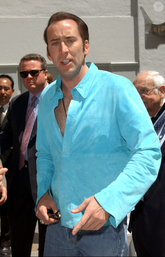 Nicolas Cage à Hollywood le 23 mai 2002