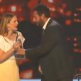 Drew Barrymore et Adam Sandler aux People's Choice Awards 2014.