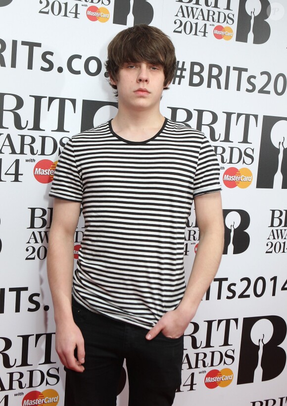 Jake Bugg aux studios ITV où étaient annoncées les nominations de la 34e cérémonie des Brit Awards, à Londres le 9 janvier 2014.