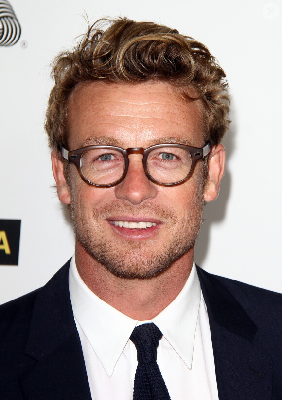 Simon Baker assiste à la soirée de gala G' Day, à Los Angeles le 11 janvier 2014.