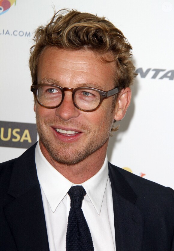 Simon Baker assiste à la soirée de gala G' Day, à Los Angeles le 11 janvier 2014.