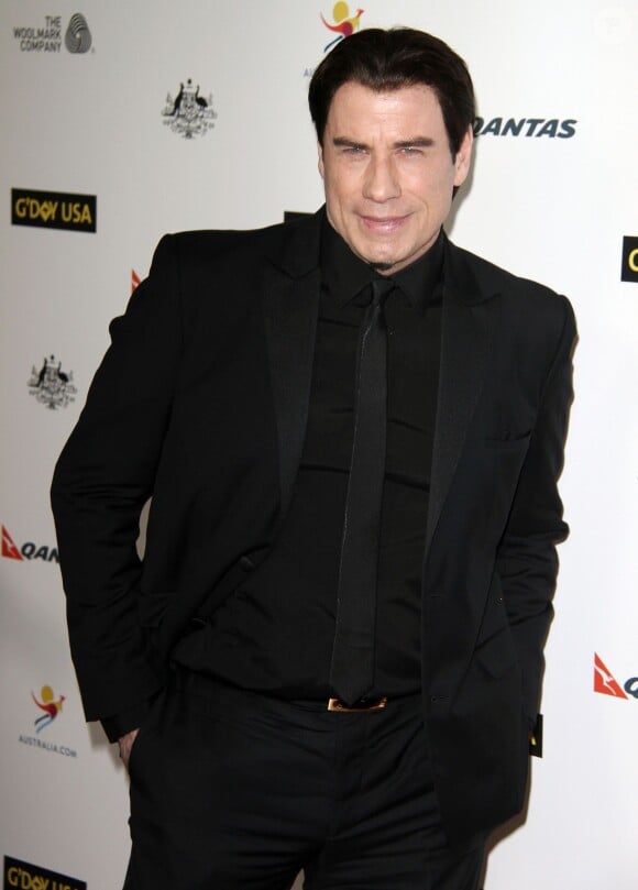 John Travolta assiste à la soirée de gala G' Day, à Los Angeles le 11 janvier 2014.