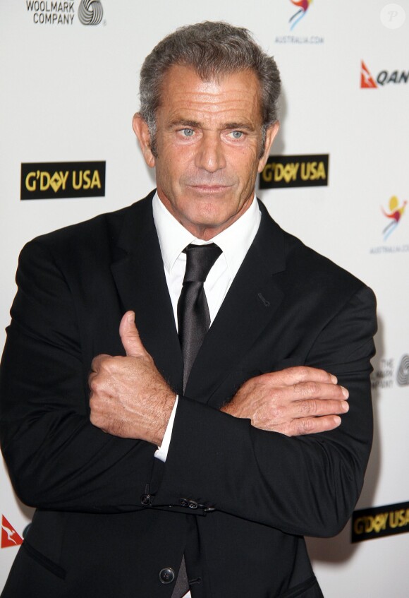 Mel Gibson assiste à la soirée de gala G' Day, à Los Angeles le 11 janvier 2014.