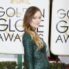 Olivia Wilde enceinte et radieuse lors de la 71e cérémonie des Golden Globe Awards à Beverly Hills le 12 janvier 2014.