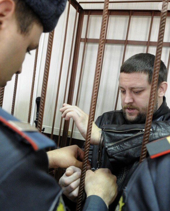 Iouri Zaroutski à l'annonce du verdict à Moscou le 3 décembre 2013.