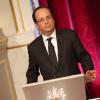 François Hollande lors d'une conférence de presse au Palais de l'Elysée à Paris, le 18 décembre 2013