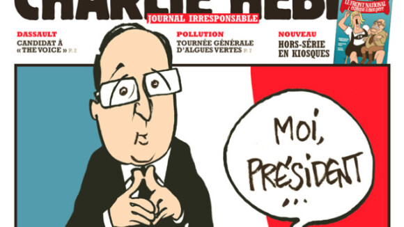 François Hollande, la braguette ouverte : La une choc de Charlie Hebdo !