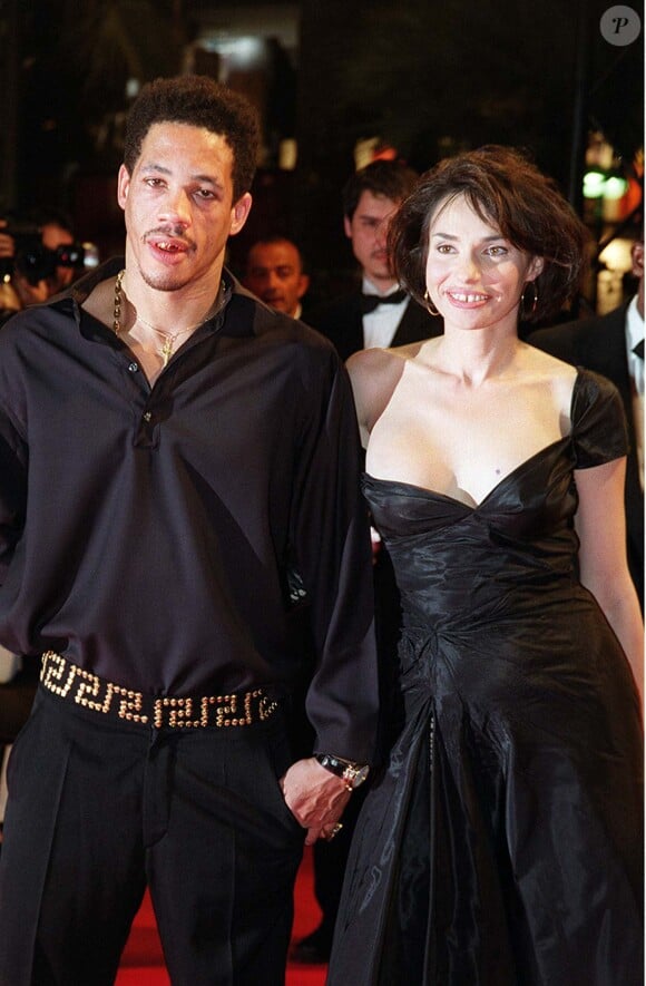 JoeyStarr et Béatrice Dalle lors du Festival de Cannes le 13 mai 2001