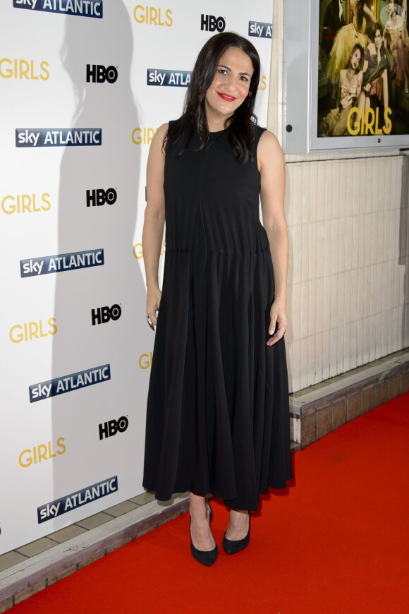 Jenni Konner à la première de la saison 3 de "Girls" à Londres, le 15 janvier 2014.