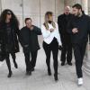 Kim Kardashian se rend au Palais Galliera avec Azzedine Alaïa et Afef Jnifen, pour visiter ALAÏA, l'exposition consacrée au créateur tunisien. Paris, le 21 janvier 2014.