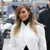 Kim Kardashian, radieuse à Paris, visite l'expo ALAÏA en compagnie du créateur Azzedine Alaïa et de son amie Afef Jnifen. Paris, le 21 janvier 2014.