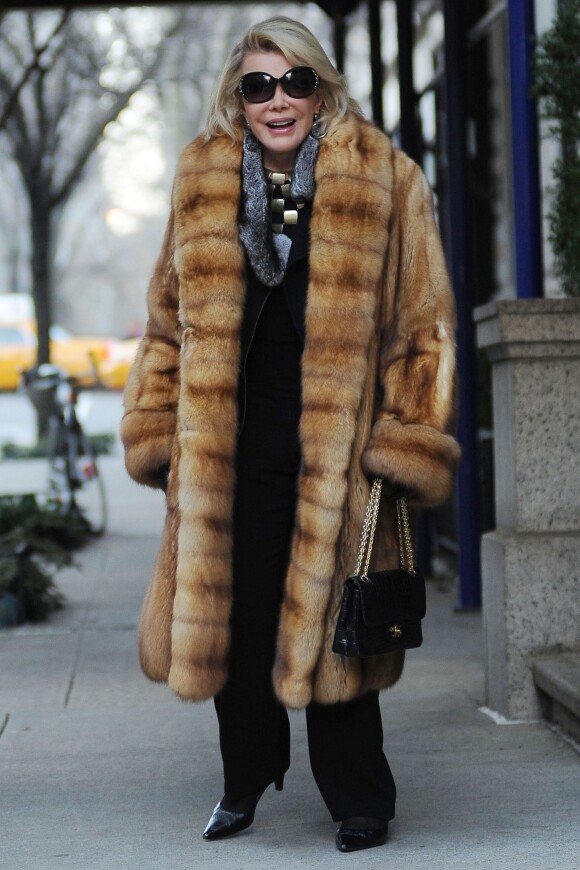 Joan Rivers à New York, le 26 décembre 2013.