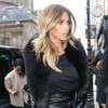 Kim Kardashian à Paris. Le 20 janvier 2014.
