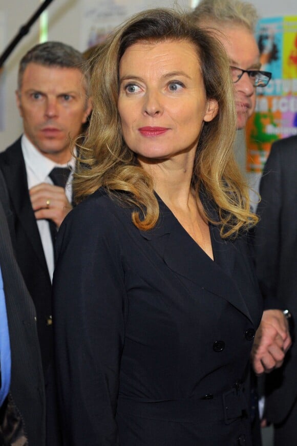 Valérie Trierweiler lors de son arrivée au Salon du Livre Francophone à Beyrouth le mardi 5 novembre 2013