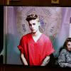 Justin Bieber face au juge Joseph Farina, suite à son arrestation à Miami, le 23 janvier 2014.