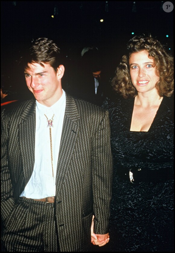 Tom Cruise et Mimi Rogers en 1987 à Los Angeles
