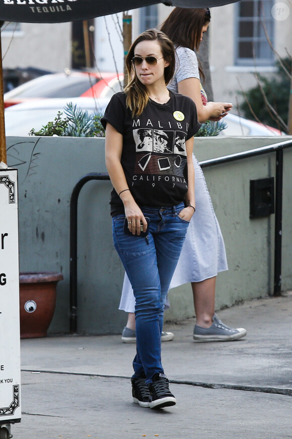 Olivia Wilde à West Hollywood le 18 janvier 2014.