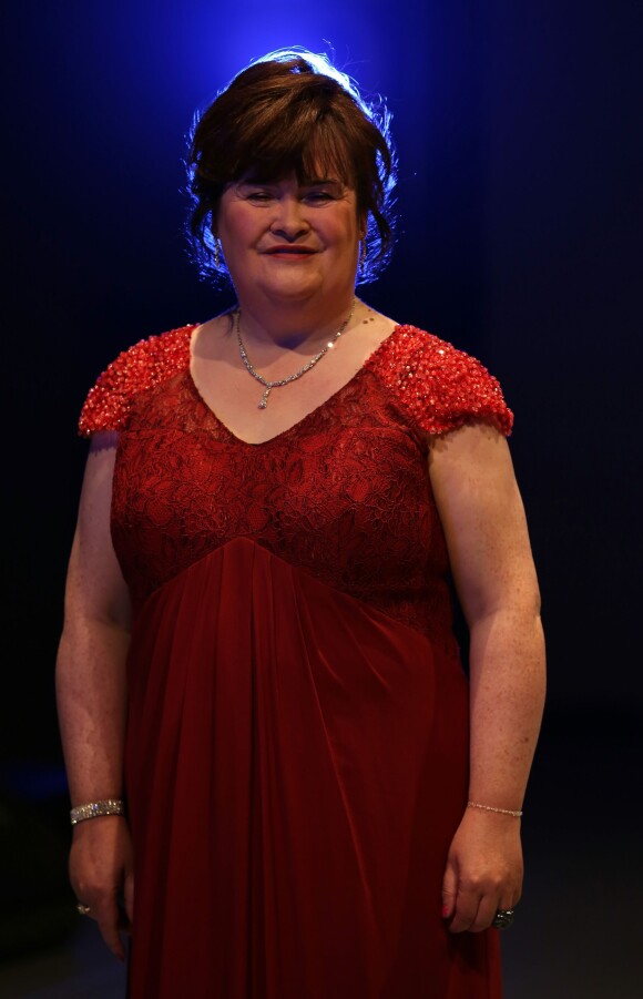 Susan Boyle à Glasgow, le 27 octobre 2013.