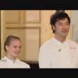 Tiffany et Pierre Sang faisaient équipe durant l'épreuve coup de feu (émission  Top Chef  du lundi 21 mars).