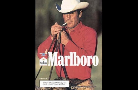 Eric Lawson dans la peau du Marlboro Man de 1976 à 1980.