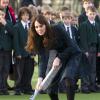 Kate Middleton de retour à l'école de son enfance, St Andrew à Pangbourne, le 30 novembre 2012