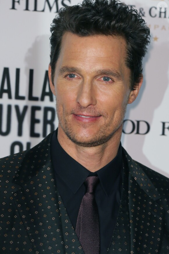 Matthew McConaughey lors d'une première du film Dallas Buyers Club à Rome, le 27 janvier 2014.