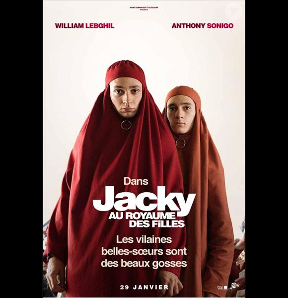 Le film Jacky au royaume des filles, en salles le 29 janvier 2014, avec William Lebghil et Anthony Sonigo