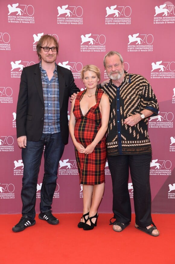 David Thewlis, Mélanie Thierry (enceinte), Terry Gilliam lors du 70e festival international du film de Venise, le 2 septembre 2013.