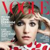 Lena Dunham en couverture du magazine Vogue. Février 2014.