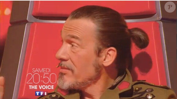 Florent Pagny dans The Voice 3, le samedi 1er février 2014 sur TF1.