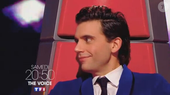 Mika dans The Voice 3, le samedi 1er février 2014 sur TF1.