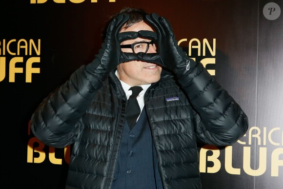 David O. Russell lors de la première du film American Bluff à l'UGC Normandie, Paris, le 3 février 2014.