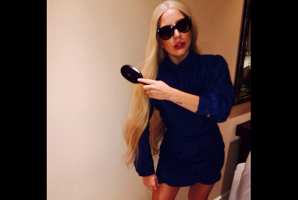 Lady Gaga s'est rendue au show de Britney Spears à Las Vegas, Piece of Me, le 1er février 2014.