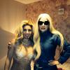Lady Gaga a pris la pose avec Britney Spears dans les coulisses de son show de Las Vegas, Piece of Me, le 1er février 2014.