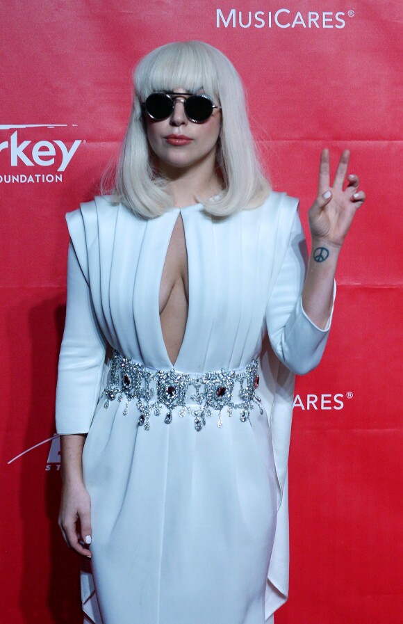 Lady Gaga - Gala "MusiCares Person of the Year" en l'honneur de Carole King a Los Angeles, le 24 janvier 2014.24/01/2014 - Los Angeles