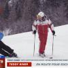 Teddy Riner, a travaillé dur pour tenir sur ses skis
