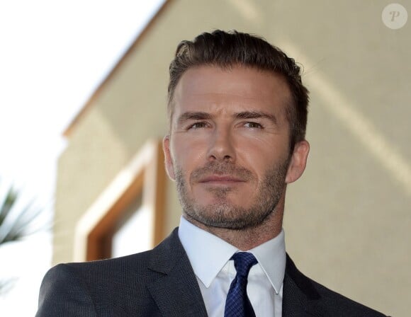 David Beckham annonce la création de son équipe de foot à Miami, le 5 février 2014.