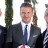 David Beckham annonce la création d'une équipe de foot à Miami, le 5 février 2014.