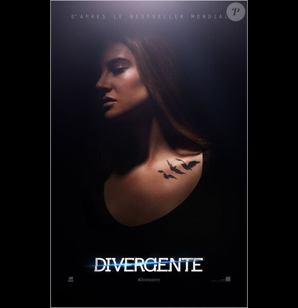 Affiche de Shailene Woodley pour Divergente.