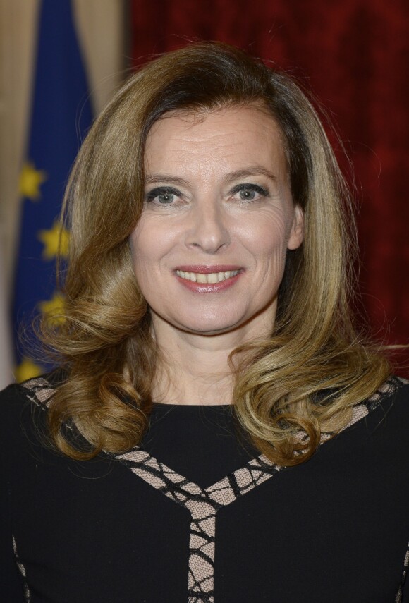 Exclusif - Valérie Trierweiler au palais de l'Elysée à Paris, le 21 novembre 2013.