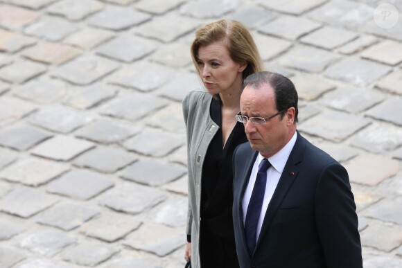 Valérie Trierweiler et François Hollande à Paris, le 11 juin 2013.