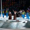 Le duo musical t.A.T.u - Cérémonie d'ouverture des Jeux Olympiques de Stochi, le 7 février 2014.