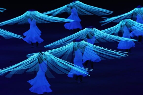 - Cérémonie d'ouverture des XXIIème jeux olympiques d'hiver à Sotchi en Russie le 7 février 2014.  ITAR-TASS: SOCHI, RUSSIA. FEBRUARY 7, 2014. A scene showing doves of peace during the opening ceremony of the Sochi 2014 Olympic Games at the Fisht Olympic Stadium. (Photo ITAR-TASS/ Vladimir Smirnov)08/02/2014 - Sotchi