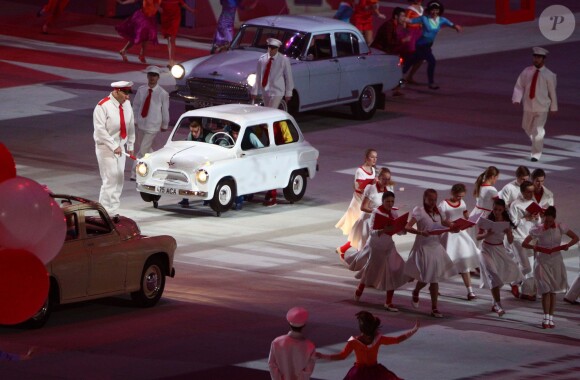 - Cérémonie d'ouverture des XXIIème jeux olympiques d'hiver à Sotchi en Russie le 7 février 2014.  ITAR-TASS: SOCHI, RUSSIA. FEBRUARY 7, 2014. The opening ceremony of the Sochi 2014 Olympic Games at the Fisht Olympic Stadium. (Photo ITAR-TASS/ Stanislav Krasilnikov)08/02/2014 - Sotchi