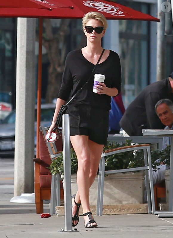 Charlize Theron à Beverly Hills, le 21 janvier 2014.
